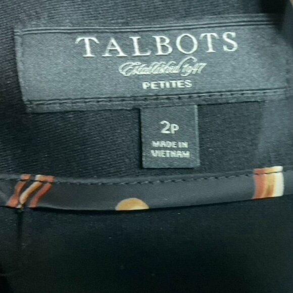 Talbots Black, Pencil, Suit Skirt, size 2P, 63% Rayon, 32% Nylon, 5% Spandex - Picture 7 of 8